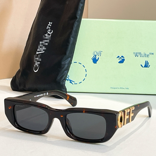 OFF-Whlte Arrow logo sunglasses#124 4-Bar