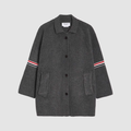 wool knit coat - Image 3