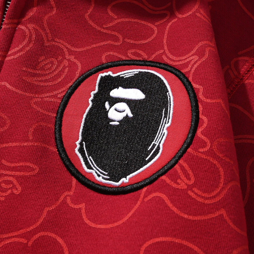 BAPE Shark Full-Zip Hoodie - Blue, Green & Red product view 10