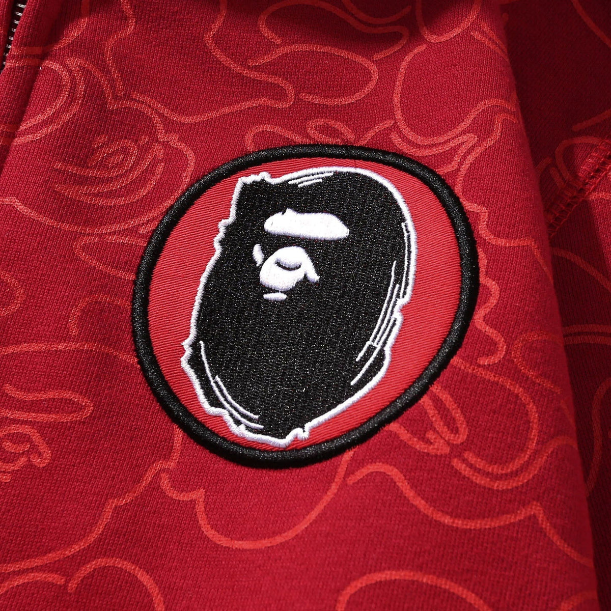 BAPE Shark Full-Zip Hoodie - Blue, Green & Red product view 10