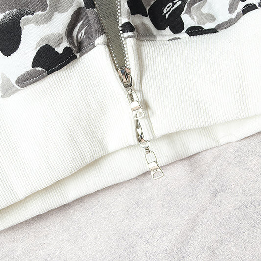 BAPE ABC Camo Shark Hoodie - Green & Grey product view 11