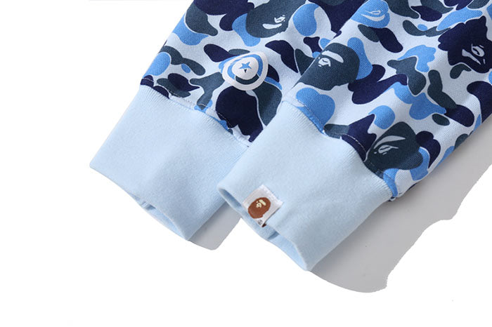 BAPE Big ABC Camo Double-Hood Shark Hoodie product view 18