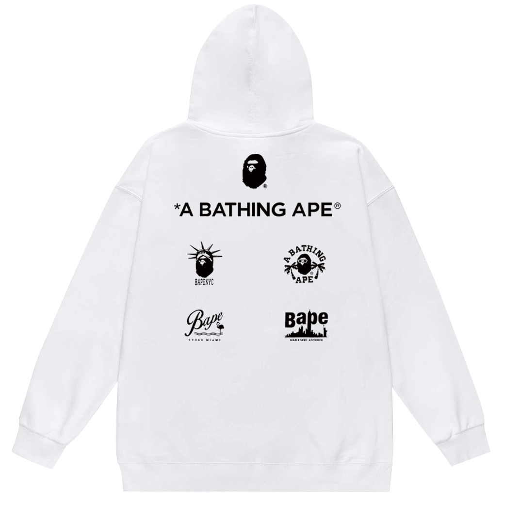 BAPE Classic Art Graphic Hoodie product view 3