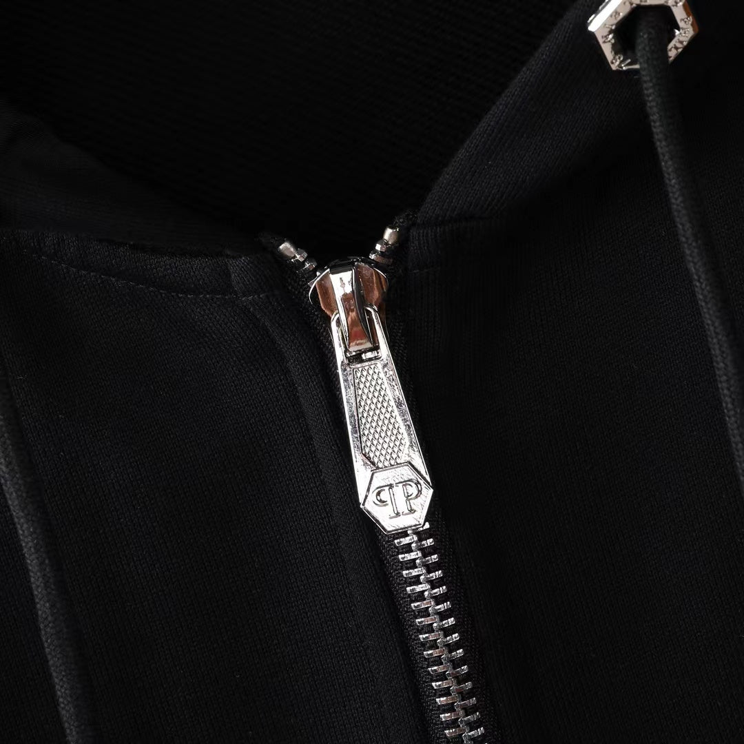 PIEIN 2025SS Black Hoodie SOLODSQ2