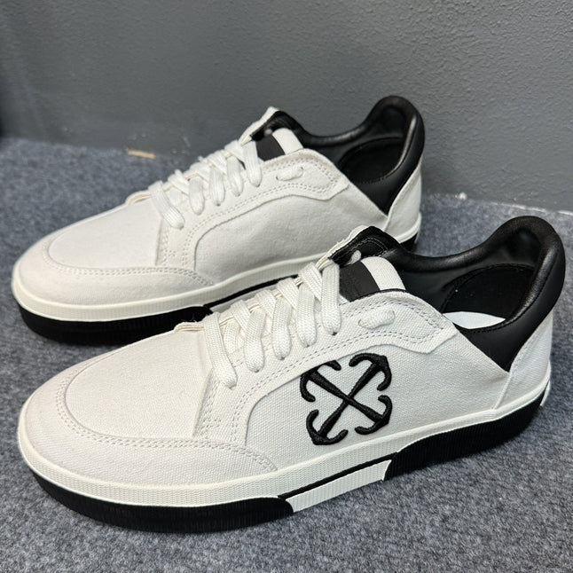 OFF-Whlte Canvas Sports shoes#23 4-Bar