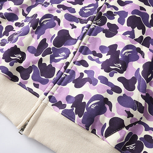 BAPE Purple Camo Shark Hoodie product view 9