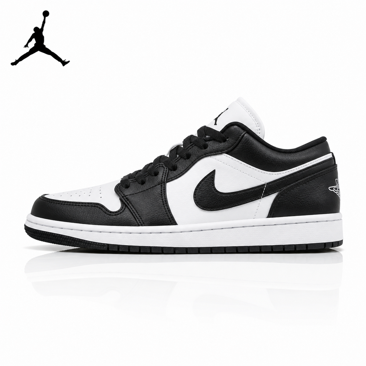 Air Jordan 1 Low Panda Black and White Unisex Sneakers DC0774-101 main product view