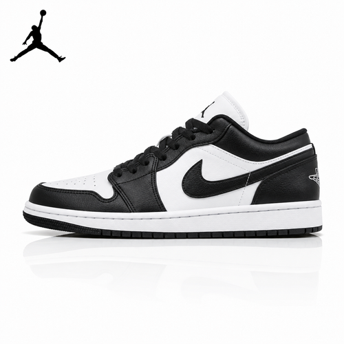 Air Jordan 1 Low Panda Black and White Unisex Sneakers DC0774-101 main product view