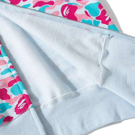BAPE Miami City Pink Blue Camo Shark Hoodie product view 11