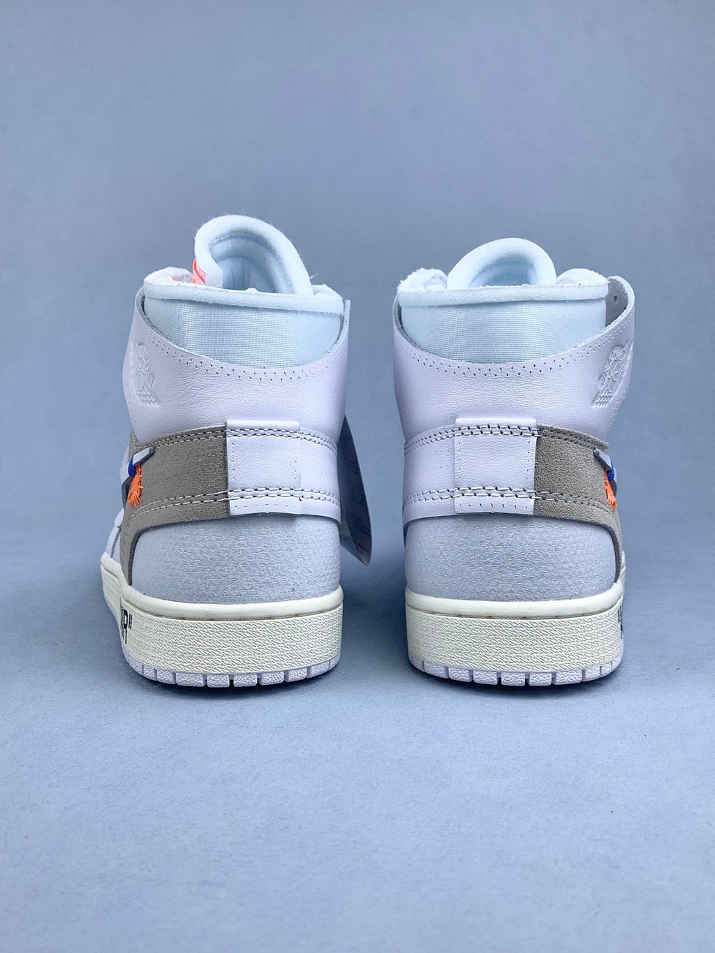 Air Jordan 1 High x Off-White Triple White Unisex Sneakers AA3834-100 detail view 7
