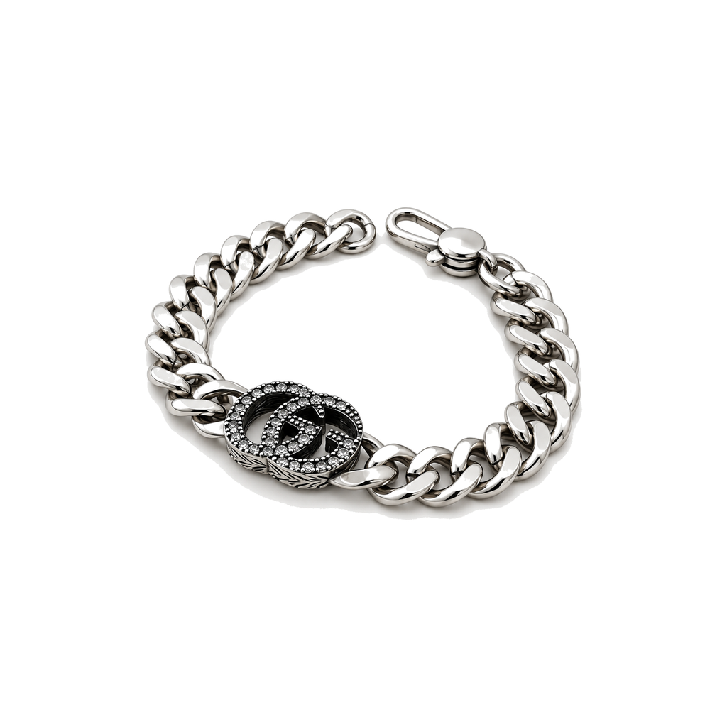Gucci Polished Bracelet - Sizes 18-24 cm on pure white background