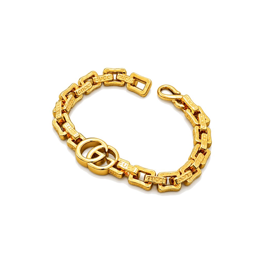 Gucci Polished Link Bracelet - Sizes 16-22 cm on pure white background