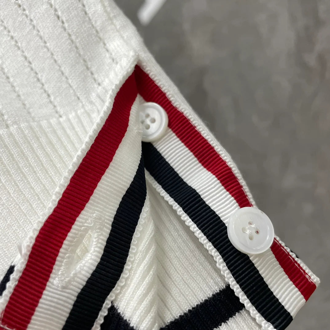 2025SS  Knitted POLO shirt THOM TREND