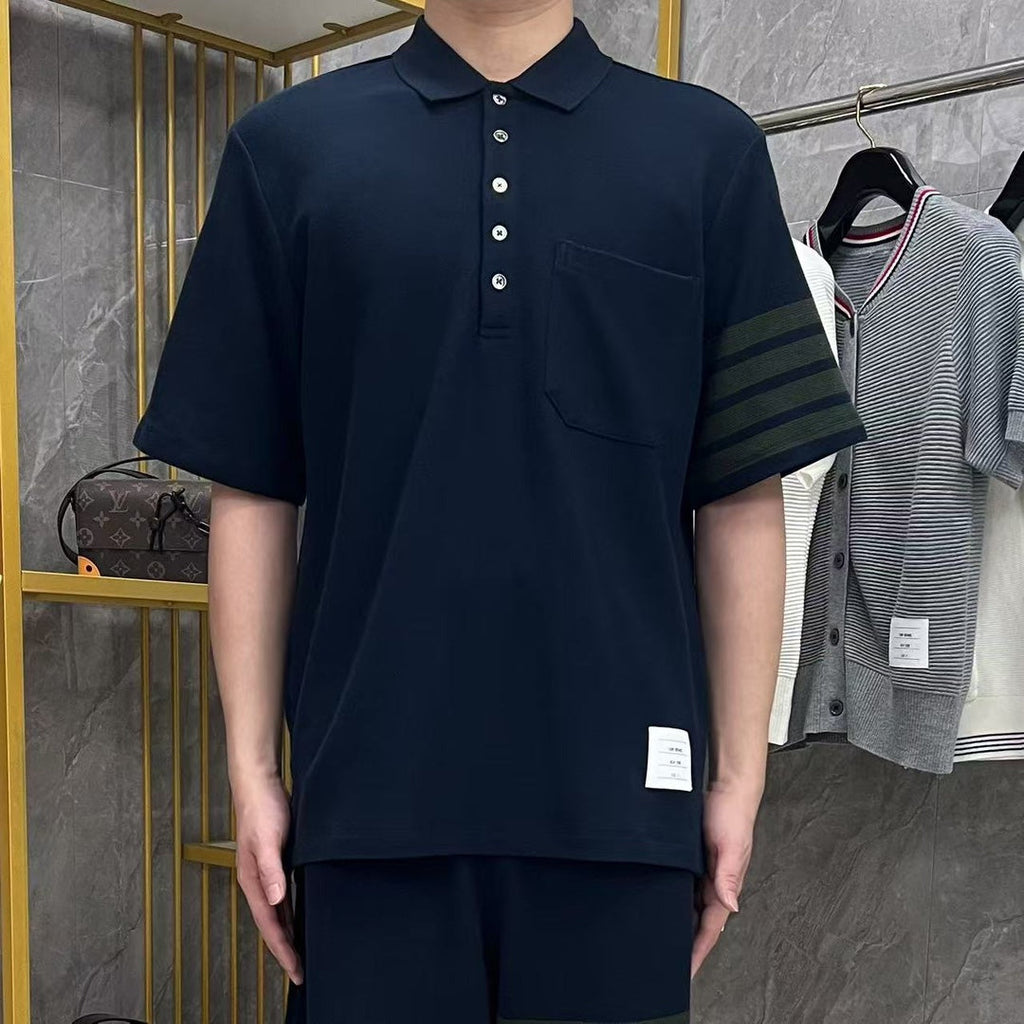 Classic Wool T-Shirt by Thom Browne, product detail view
