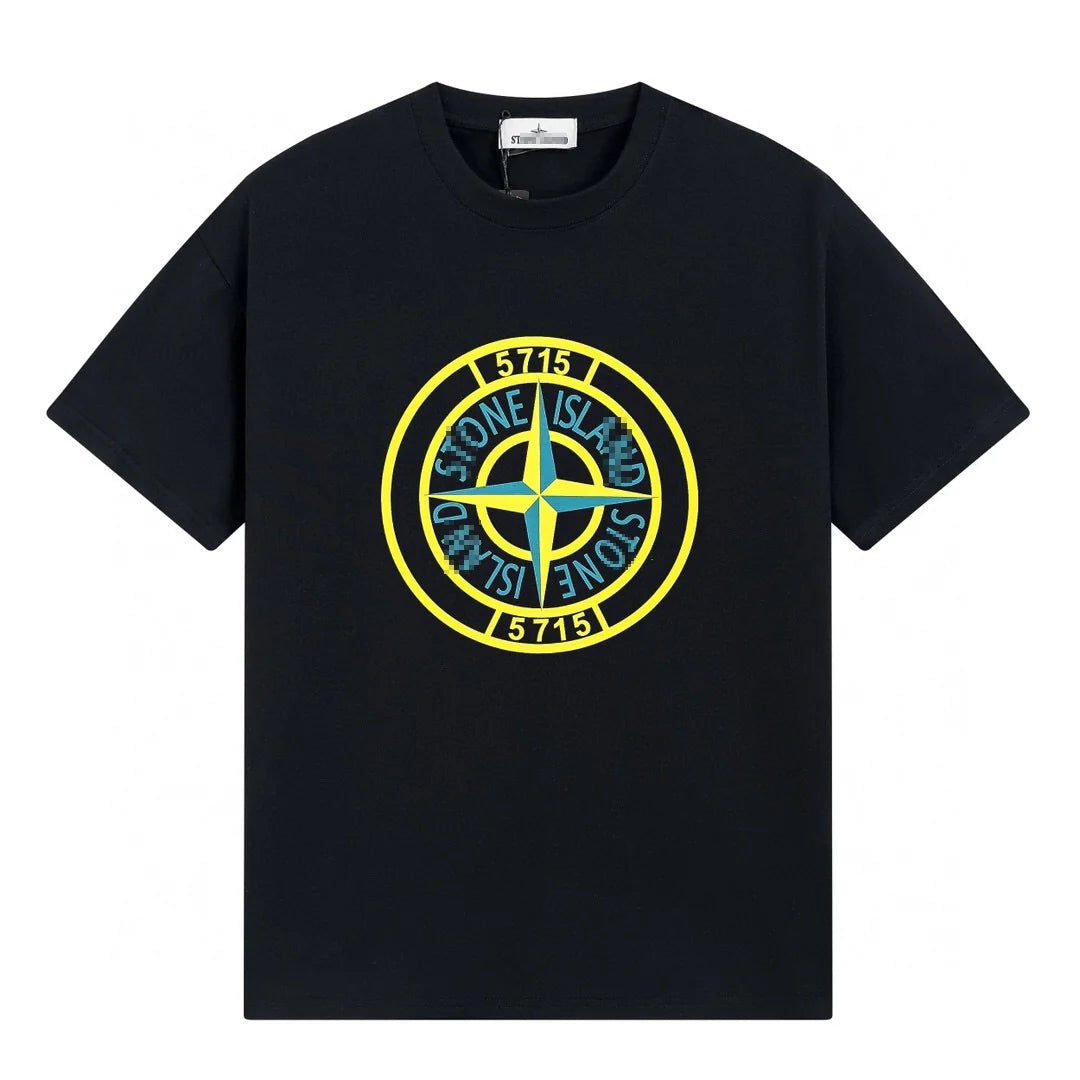 Stone Island 5715 Compass Graphic Cotton T-Shirt - White product detail view