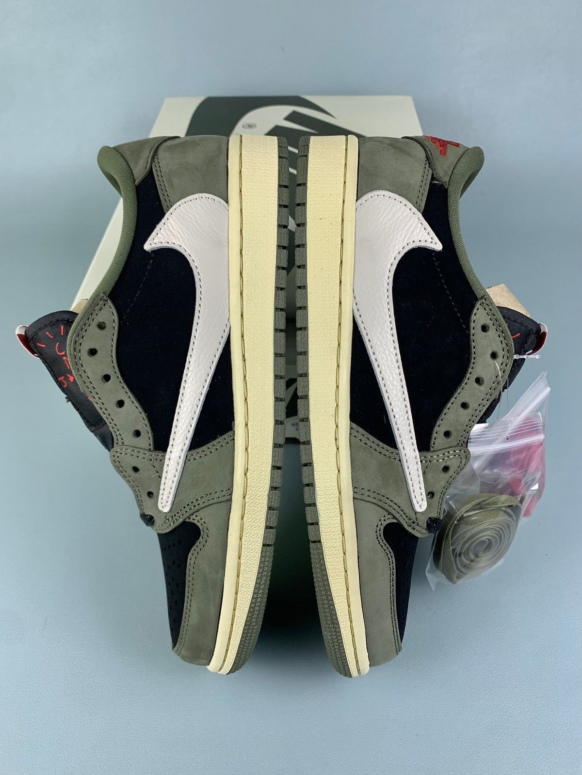 Air Jordan 1 Low TS Collaboration 7.0 Black/Green Unisex Sneakers DM7866-002 detail view 4