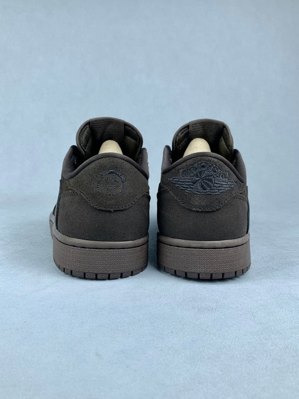 Air Jordan 1 Low Velvet Brown Black-Brown Unisex Sneakers DM7866-202 detail view 6