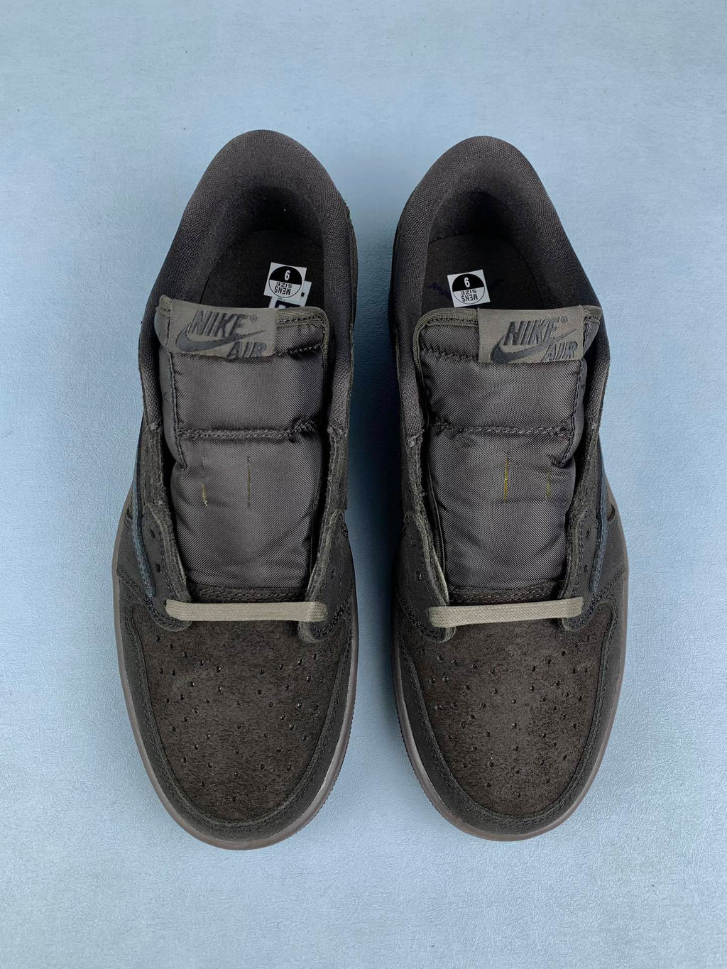 Air Jordan 1 Low Velvet Brown Black-Brown Unisex Sneakers DM7866-202 detail view 3