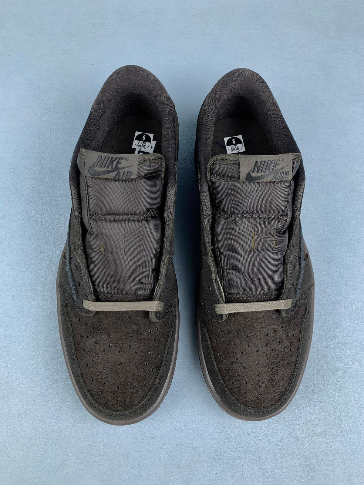 Air Jordan 1 Low Velvet Brown Black-Brown Unisex Sneakers DM7866-202 detail view 3