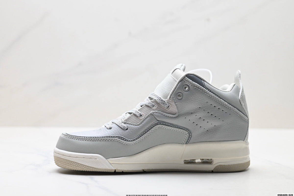Jordan Legacy 312 High Light Grey White sneakers detail view 3