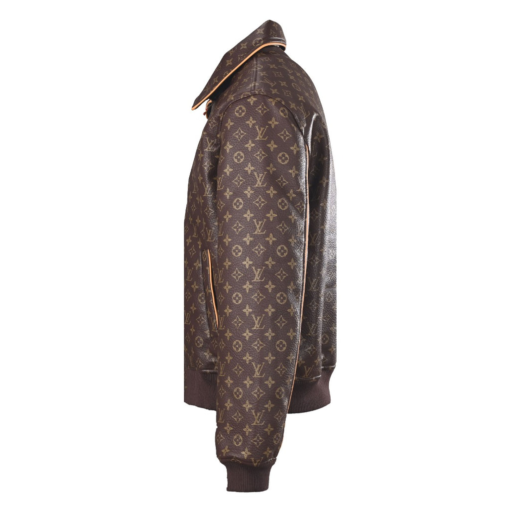 Monogram Leather Blouson product detail view 2