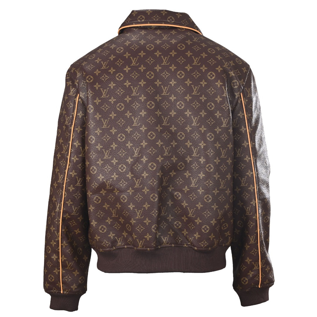 Monogram Leather Blouson product detail view 3