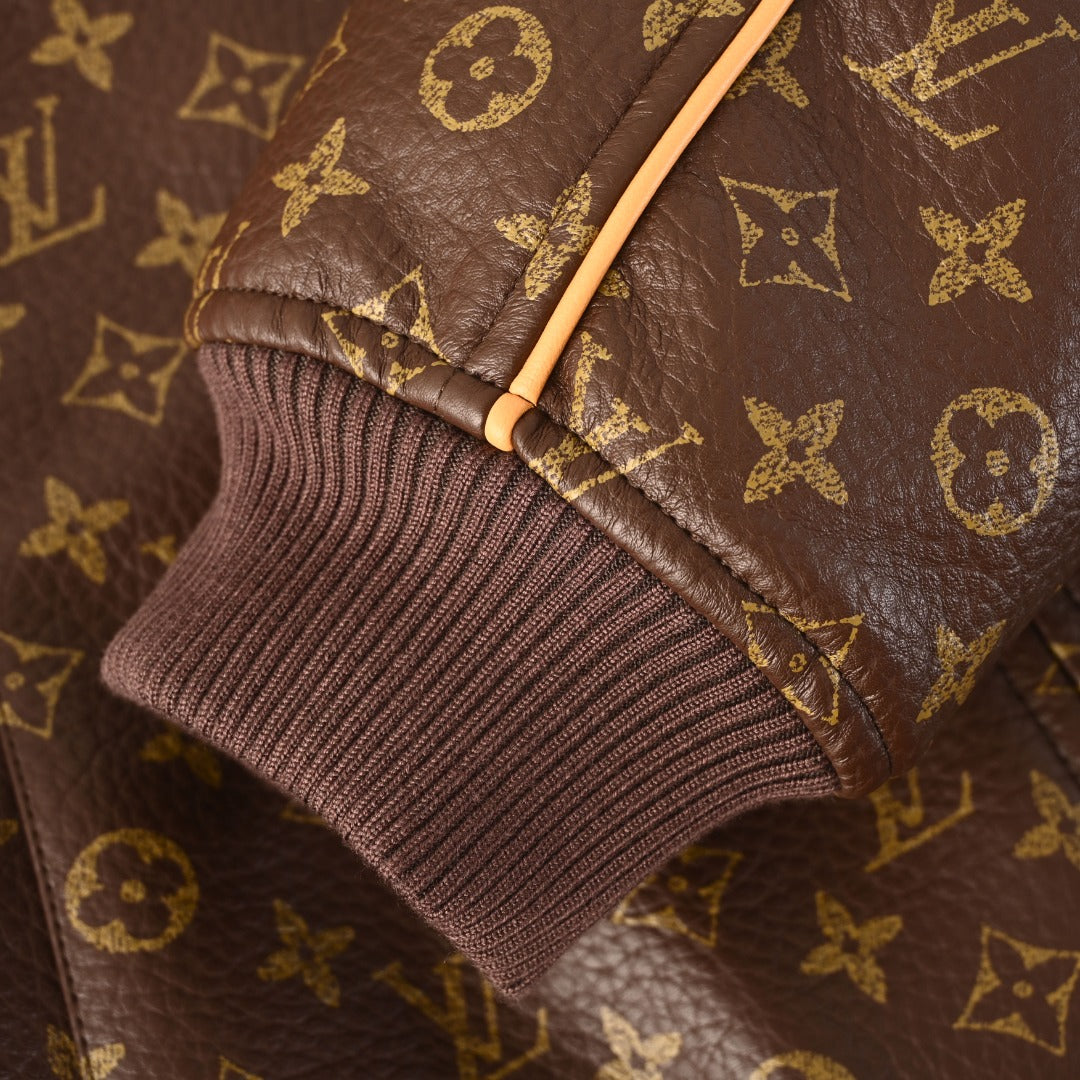 Monogram Leather Blouson product detail view 6