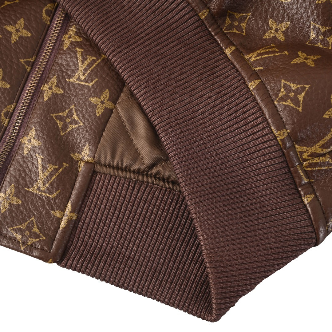 Monogram Leather Blouson product detail view 9