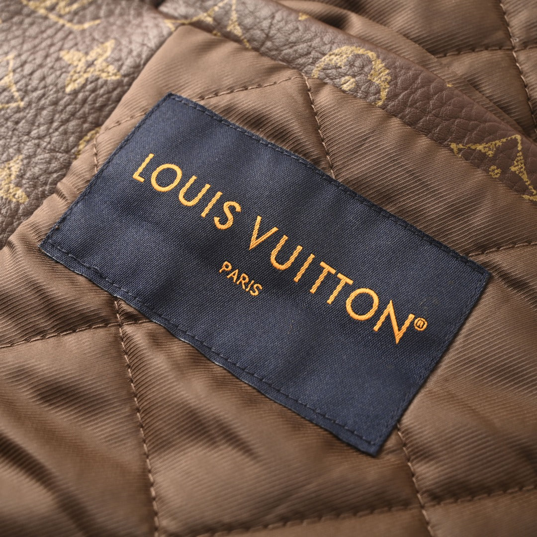 Monogram Leather Blouson product detail view 10