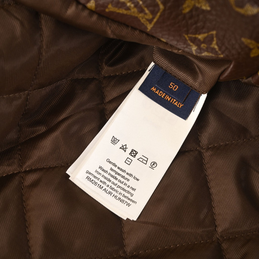 Monogram Leather Blouson product detail view 11