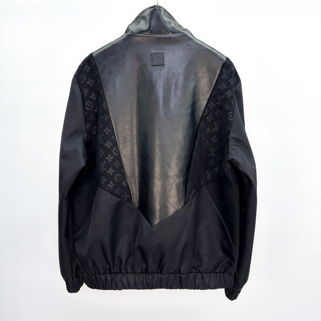 Velvet Monogram Panel Jacket product detail view 2