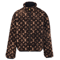 Monogram Fleece Reversible Blouson front product view on white background
