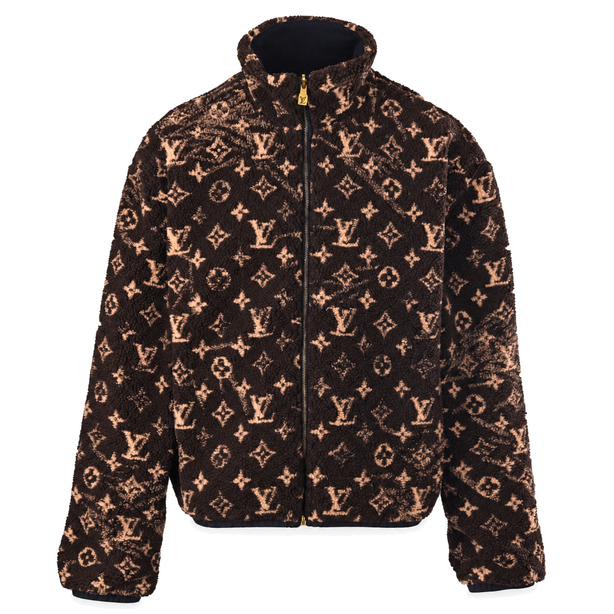 Monogram Fleece Reversible Blouson front product view on white background