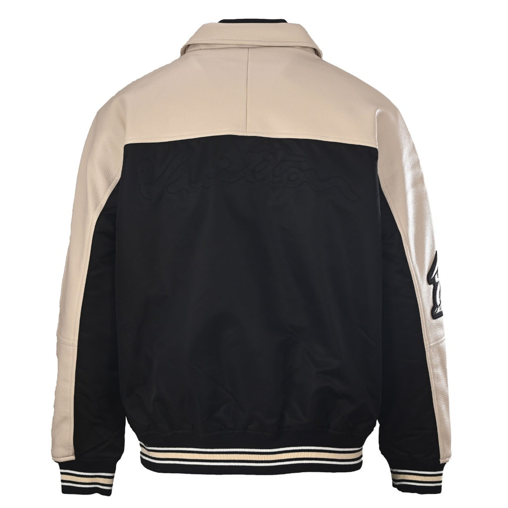 Contrast Panel Varsity Jacket product detail view 3