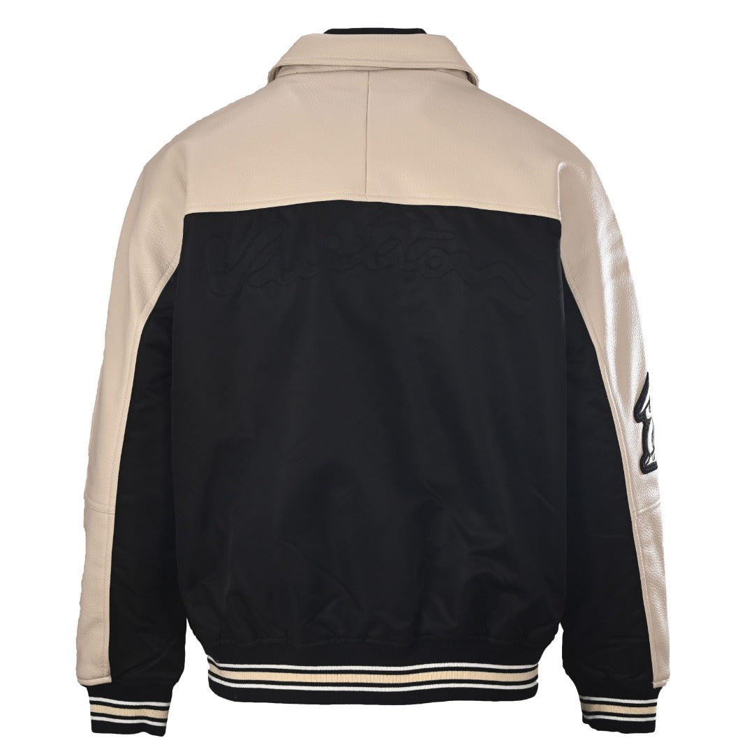Contrast Panel Varsity Jacket product detail view 3
