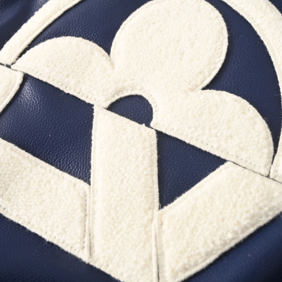Sherpa-Panel Varsity Jacket product detail view 5