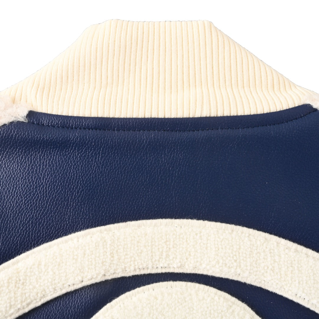 Sherpa-Panel Varsity Jacket product detail view 8