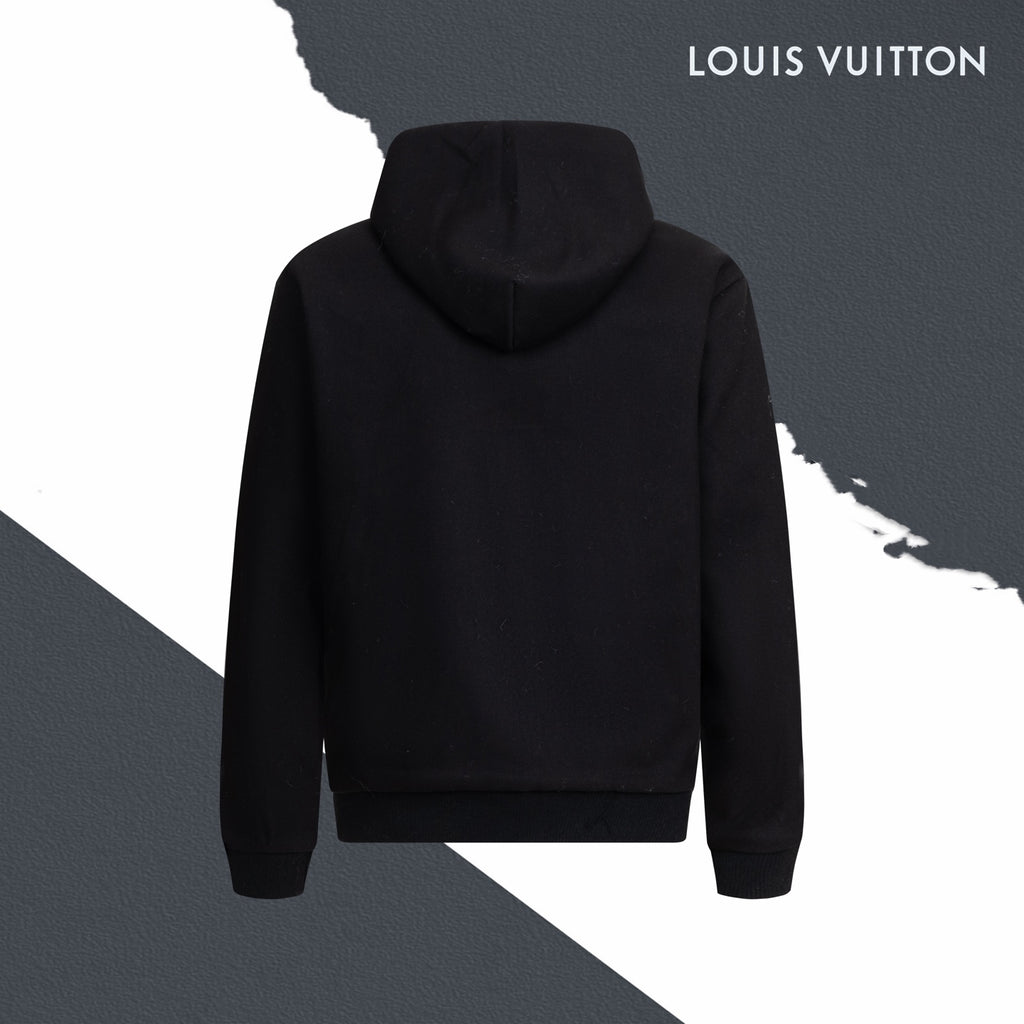Reversible Jacquard Wool Hoodie product detail view 2