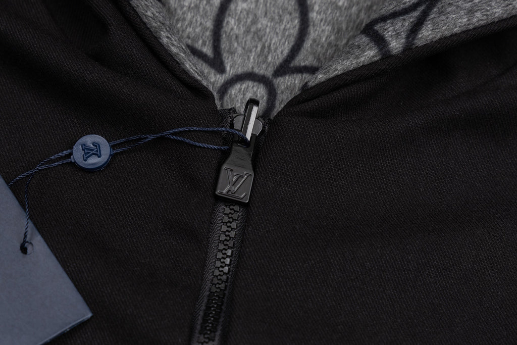 Reversible Jacquard Wool Hoodie product detail view 5
