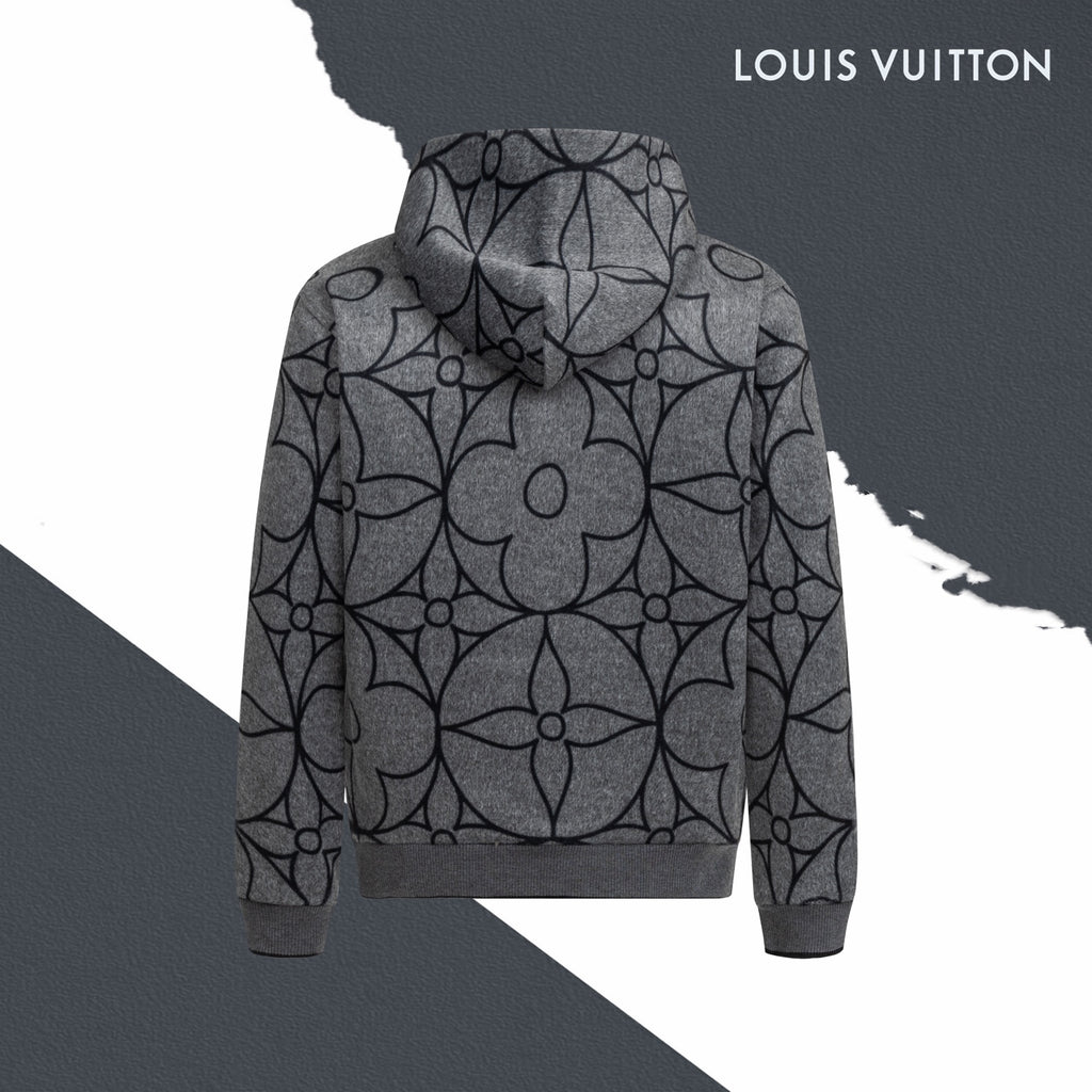 Reversible Jacquard Wool Hoodie product detail view 8