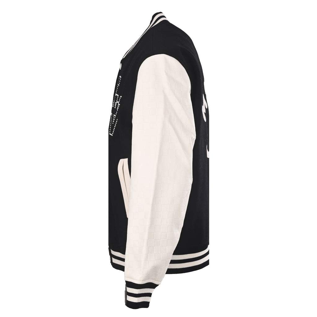 Pearl-Embroidered Varsity Jacket product detail view 2