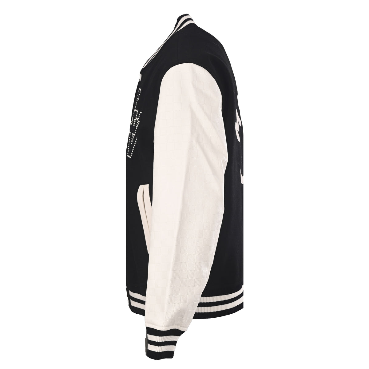 Pearl-Embroidered Varsity Jacket product detail view 2