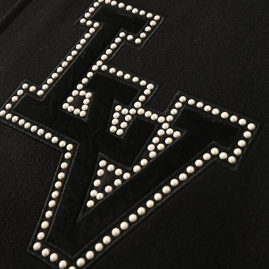 Pearl-Embroidered Varsity Jacket product detail view 5