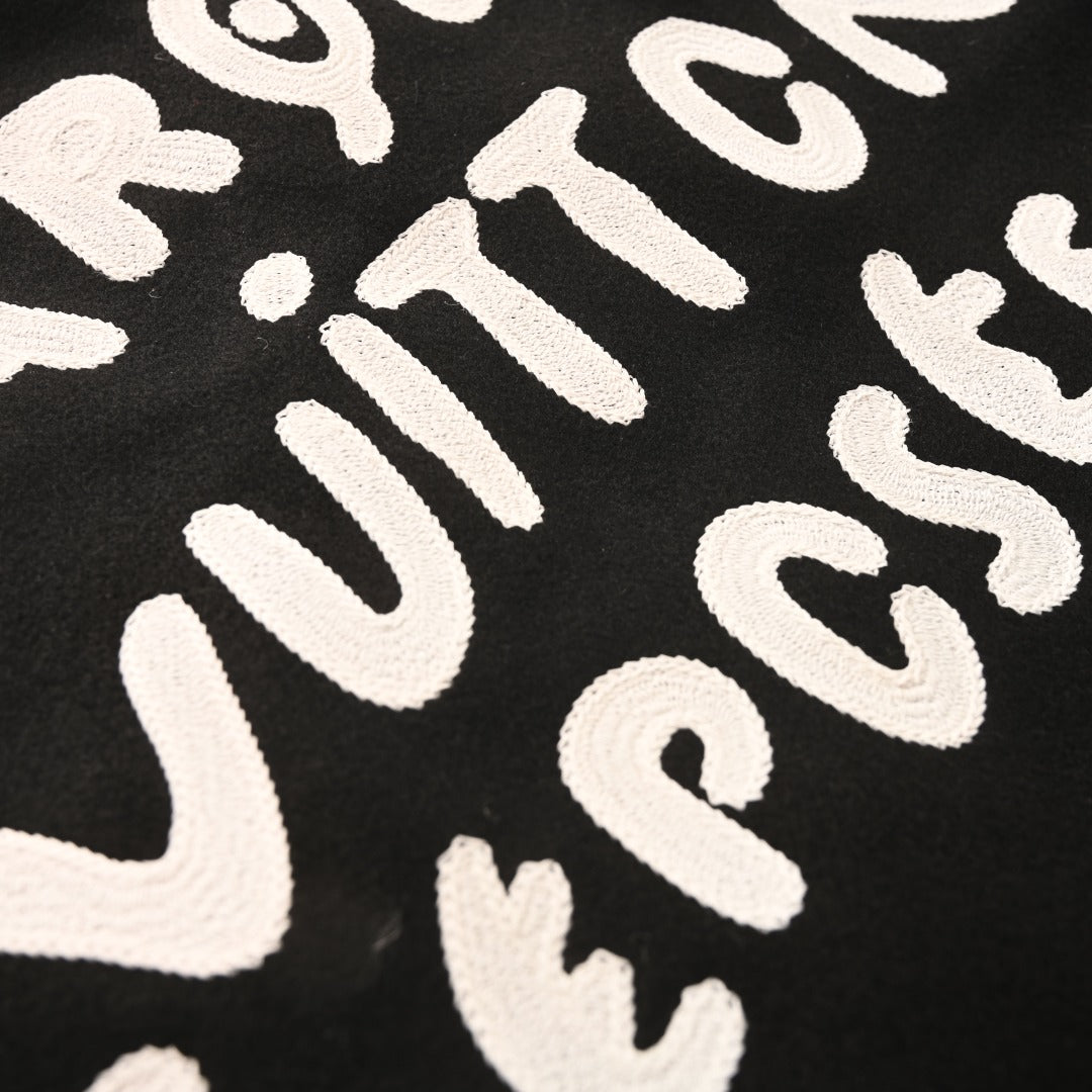 Pearl-Embroidered Varsity Jacket product detail view 8