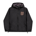 Monogram Pocket Hooded Windbreaker front product view on white background
