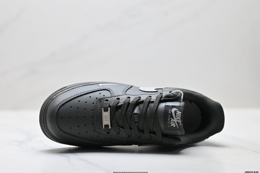 Nike Air Force 1 Low Charcoal Gray Unisex Sneakers Style 18 detail view 3