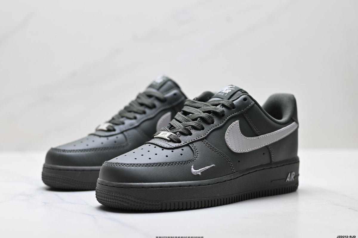 Nike Air Force 1 Low Charcoal Gray Unisex Sneakers Style 18 detail view 5