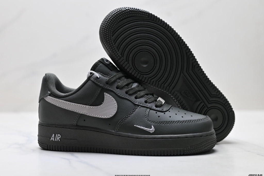 Nike Air Force 1 Low Charcoal Gray Unisex Sneakers Style 18 detail view 6