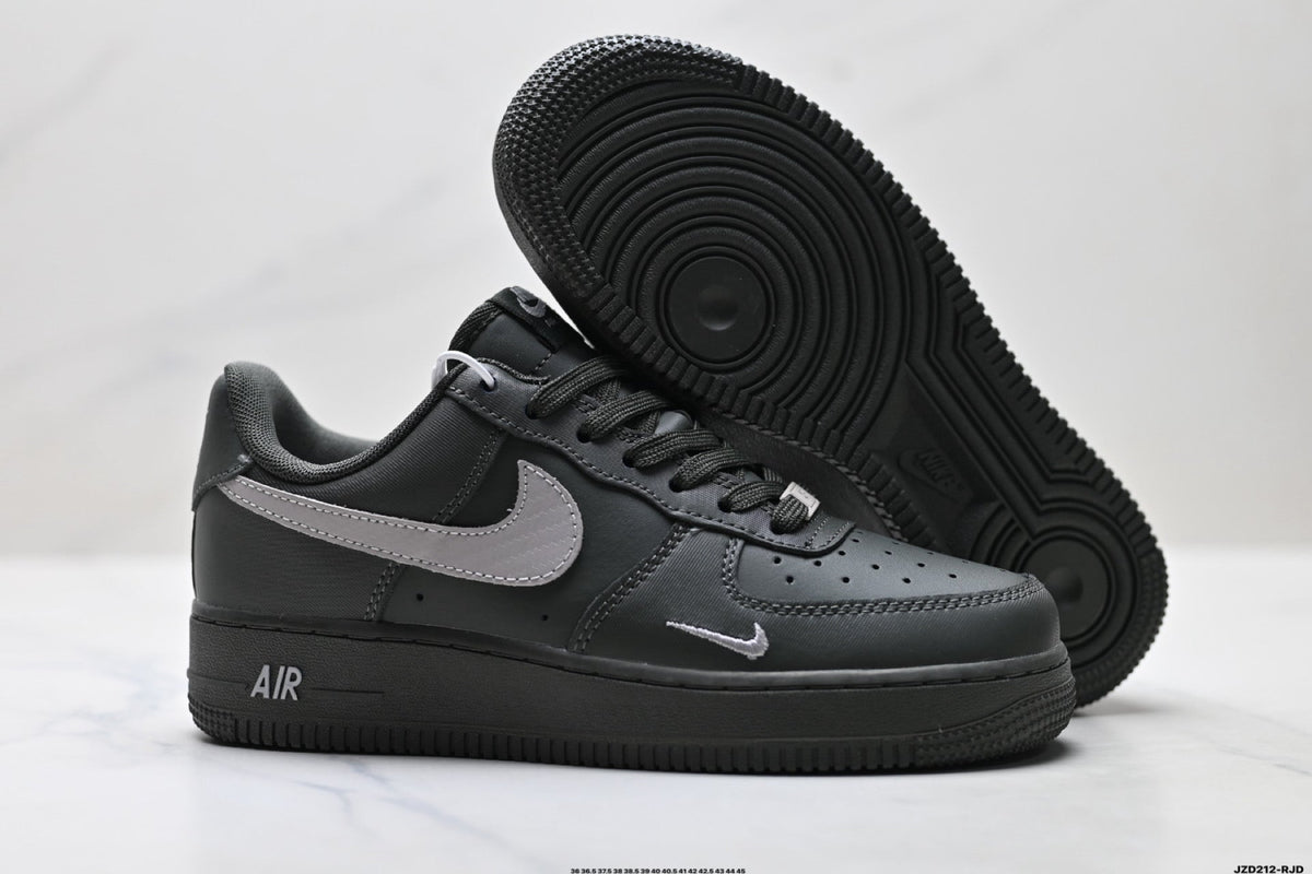 Nike Air Force 1 Low Charcoal Gray Unisex Sneakers Style 18 detail view 6