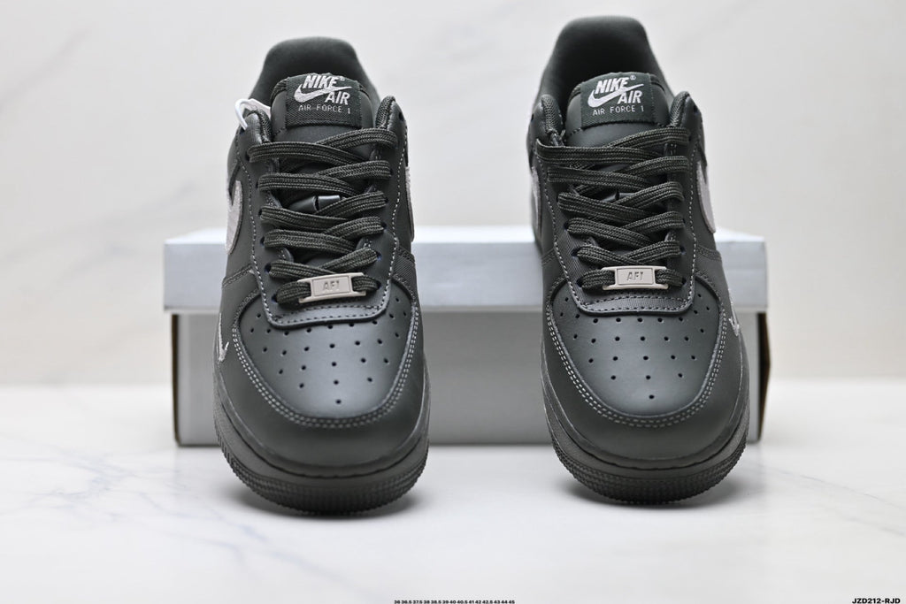 Nike Air Force 1 Low Charcoal Gray Unisex Sneakers Style 18 detail view 8